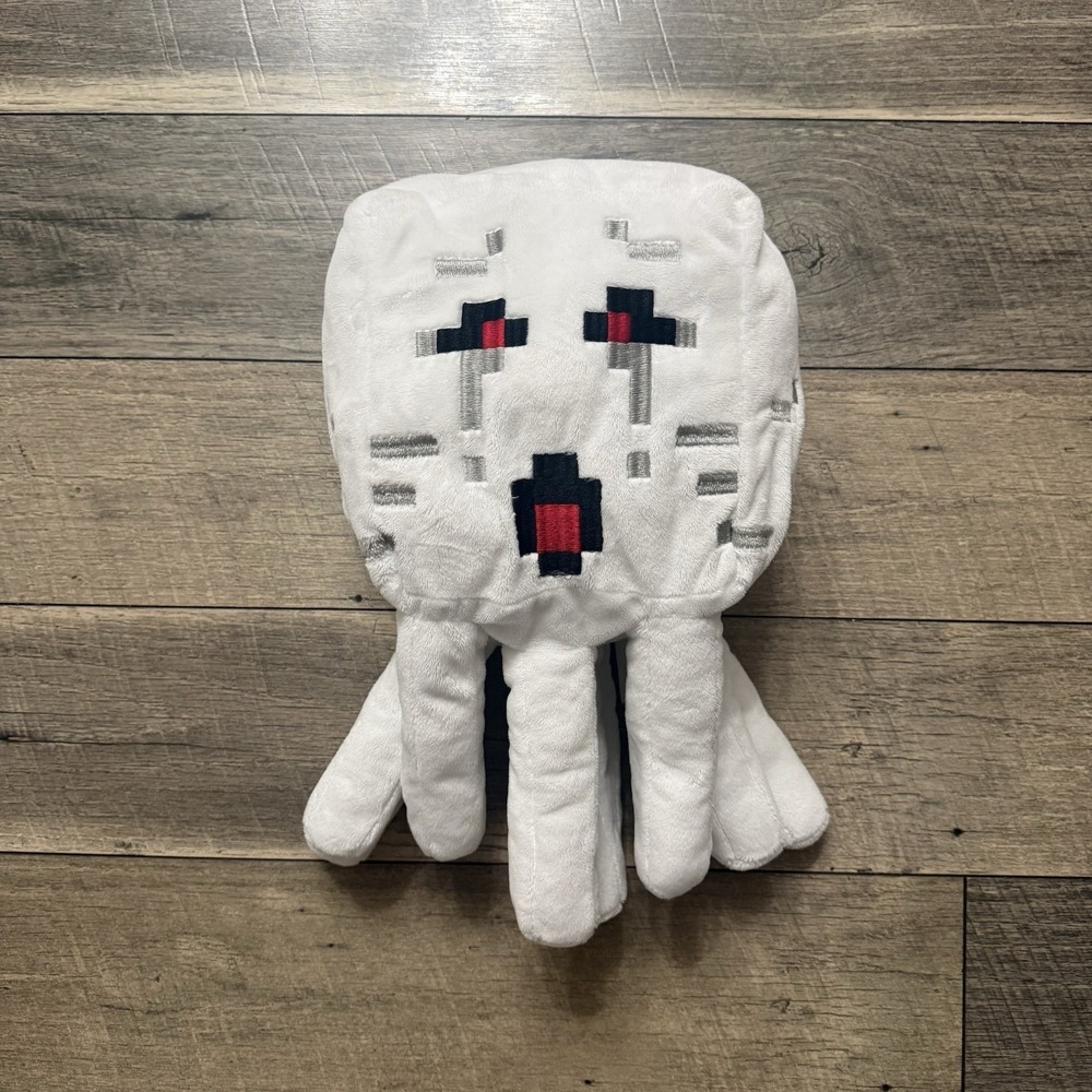Minecraft GHAST White Mob Cube Plush Stuffed Character Mojang 2021 Jay Franco - Picture 2 of 15
